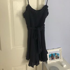 Navy hello molly dress